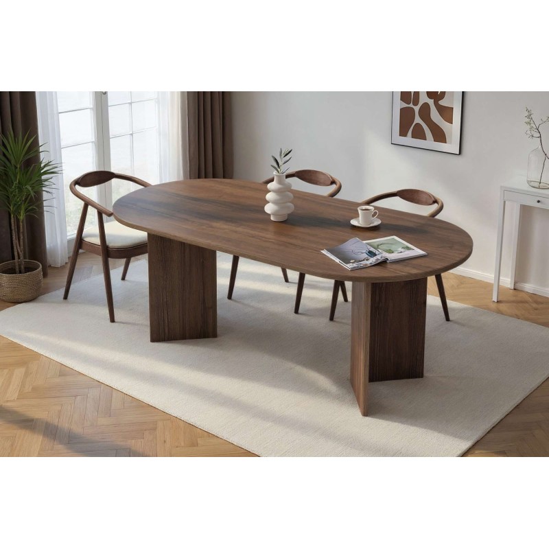 Dining Table Sabella - Walnut Walnut