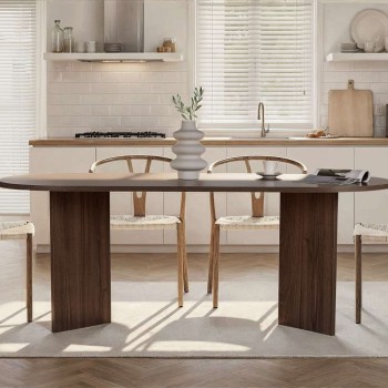Dining Table Sabella - Walnut Walnut