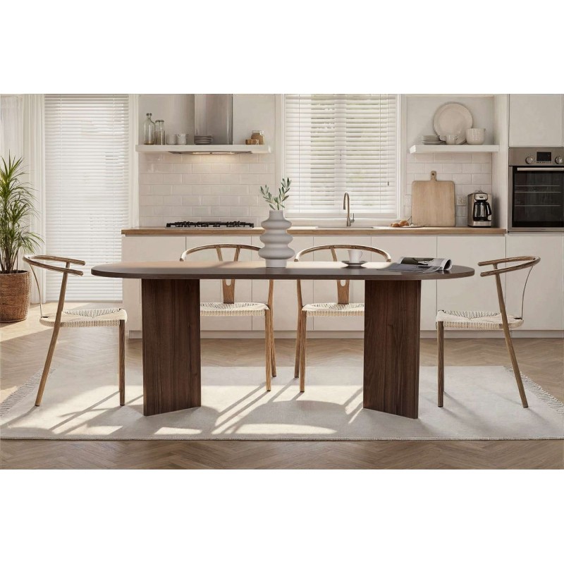 Dining Table Sabella - Walnut Walnut