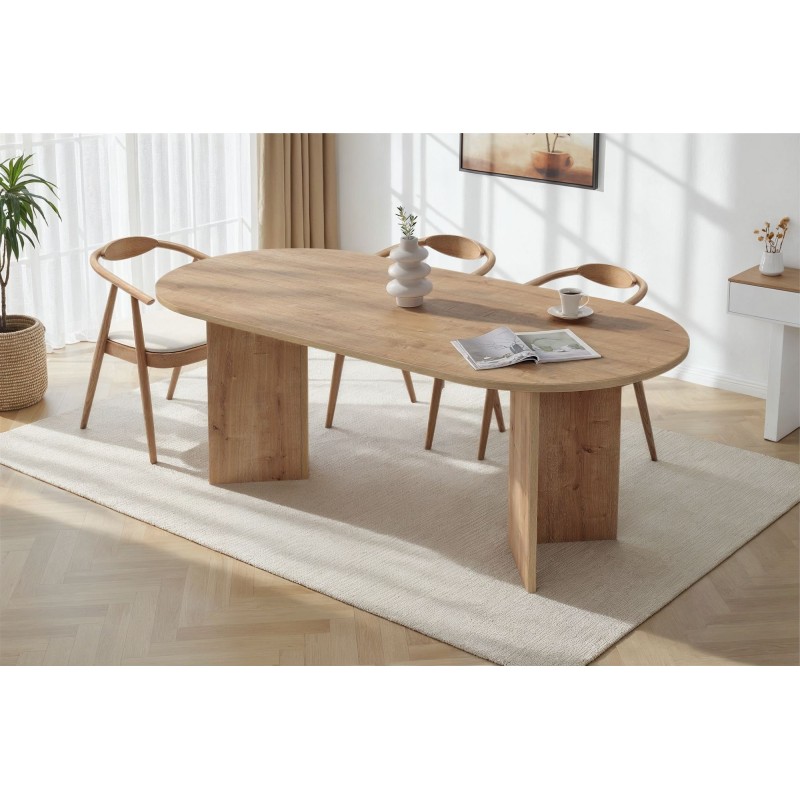 Dining Table Sabella - Sapphire Oak Sapphire Oak
