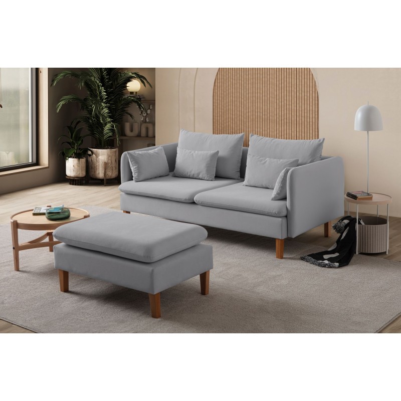 3-Seat Sofa Flexy - Grey Grey