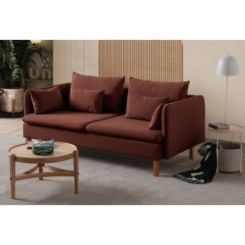 3-Seat Sofa Flexy - Tile Red Tile Red