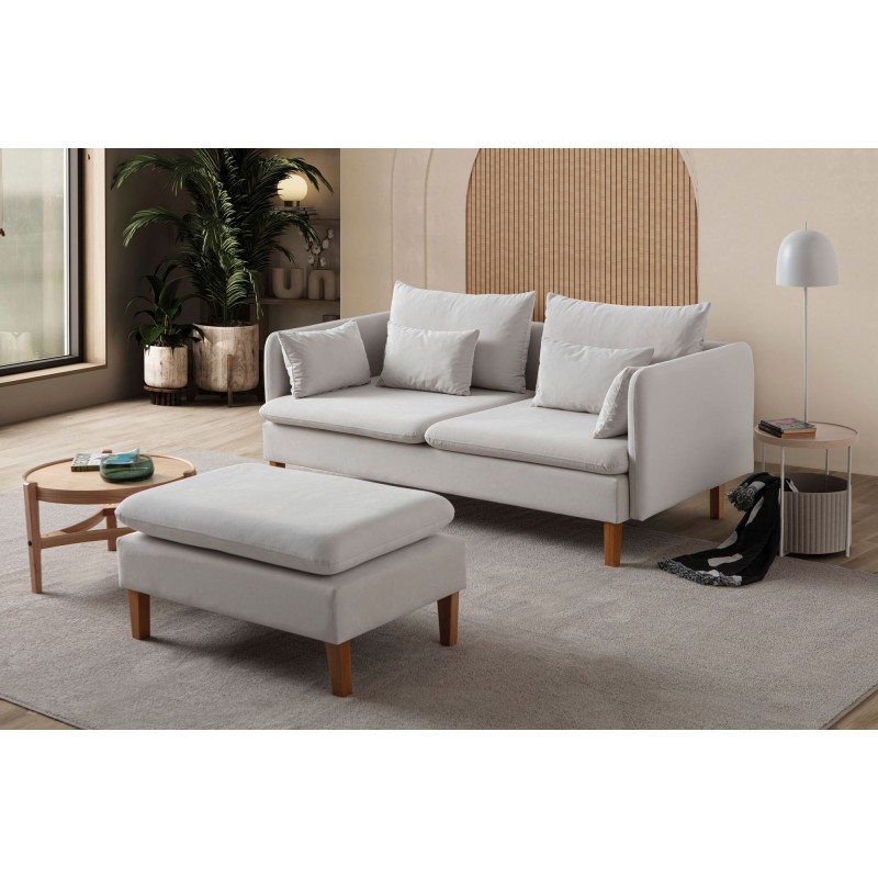 3-Seat Sofa Flexy - Cream Cream