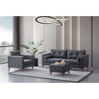 3-Seat Sofa Kraft - Anthracite Anthracite