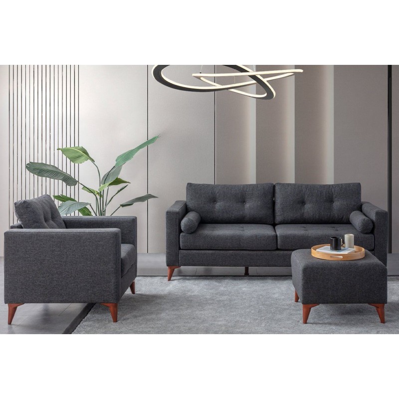 3-Seat Sofa Kraft - Anthracite Anthracite
