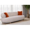 3-Seat Sofa New Roma - White White