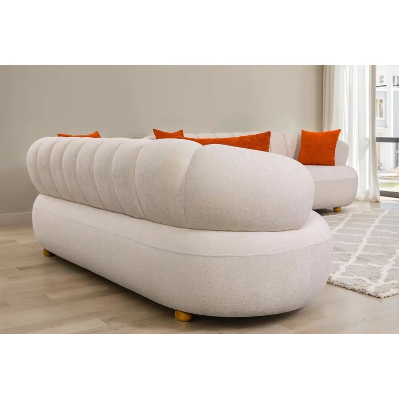 3-Seat Sofa New Roma - White White