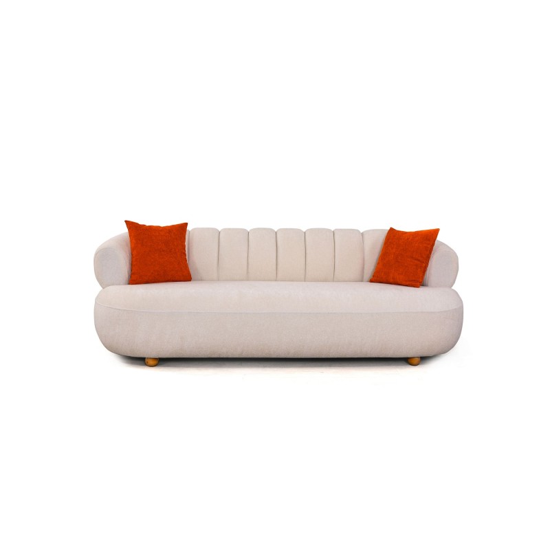 3-Seat Sofa New Roma - White White