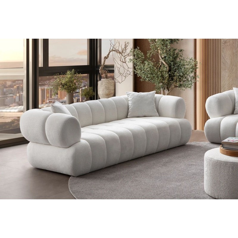 3-Seat Sofa Petra - White White