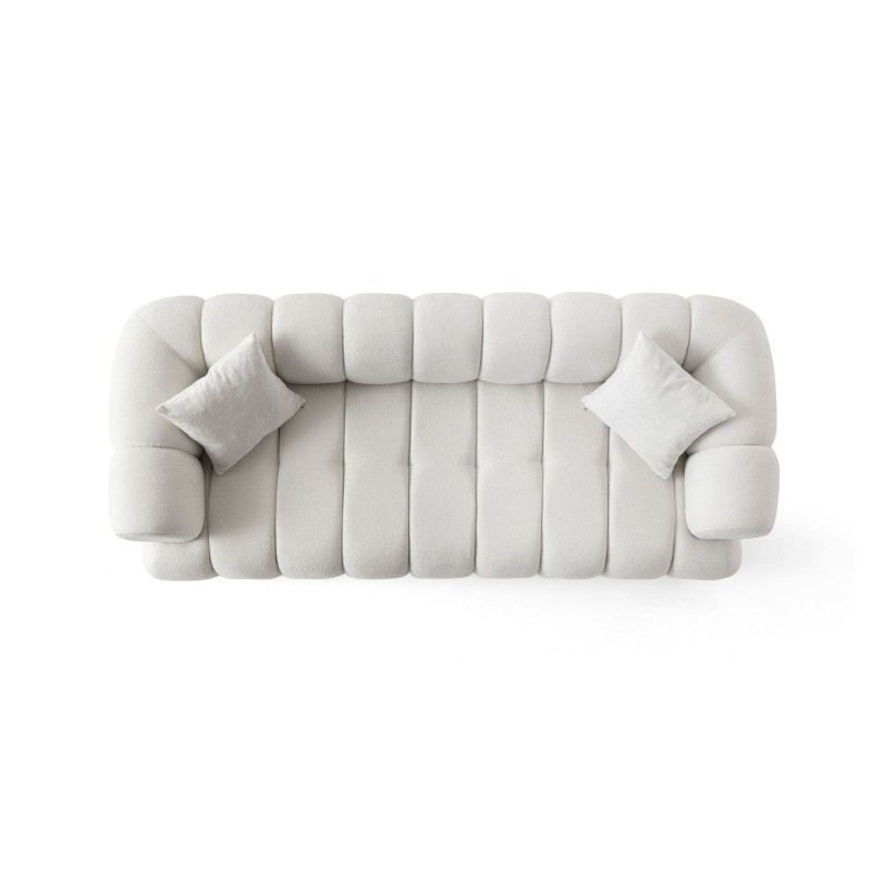 3-Seat Sofa Petra - White White