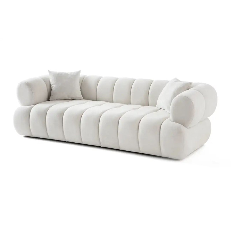 3-Seat Sofa Petra - White White