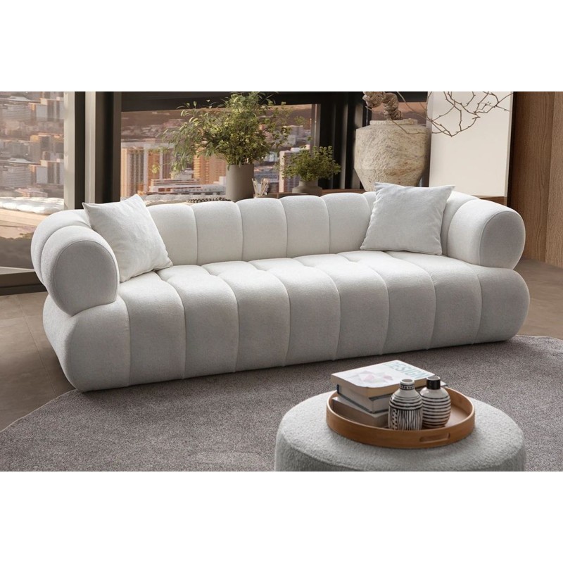 3-Seat Sofa Petra - White White
