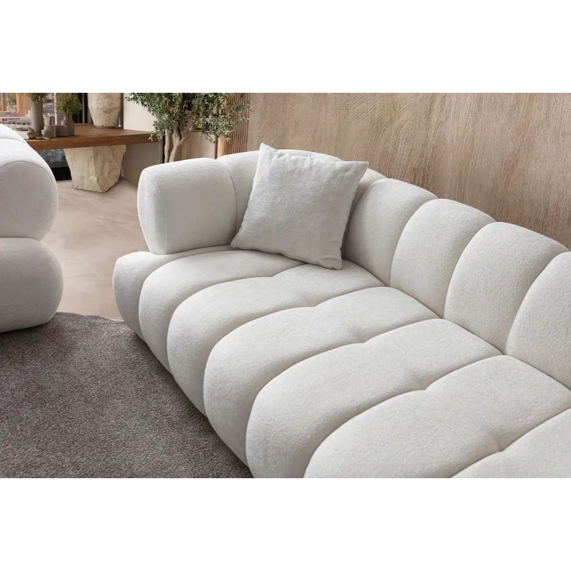 3-Seat Sofa Petra - White White