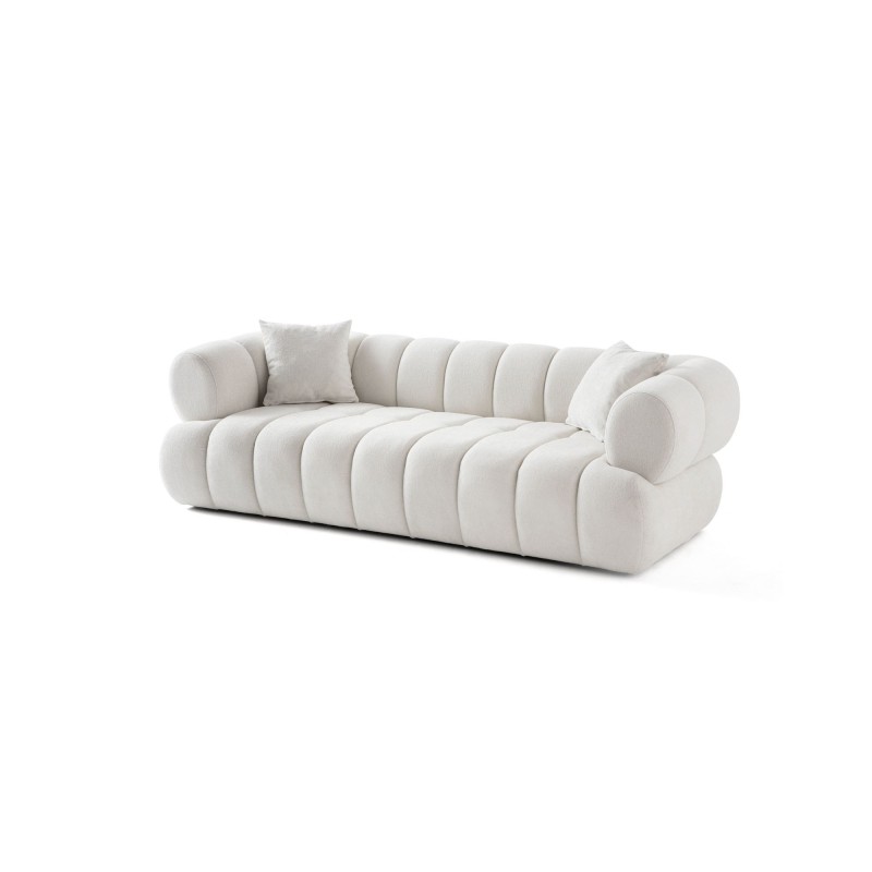 3-Seat Sofa Petra - White White