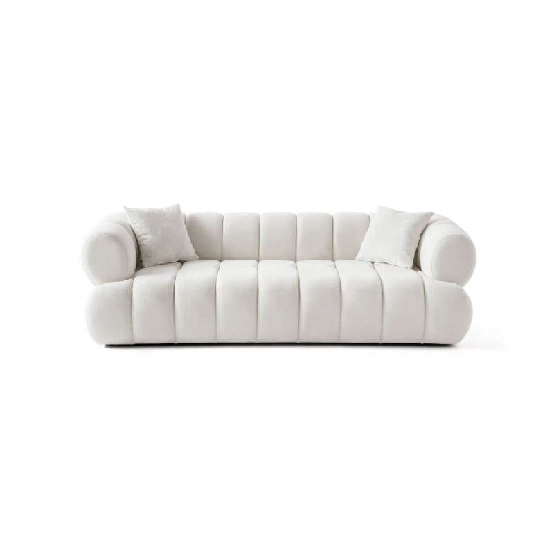 3-Seat Sofa Petra - White White