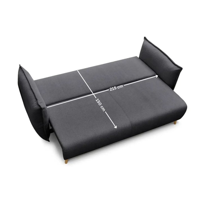 3-Seat Sofa-Bed Puffy - Anthracite Anthracite