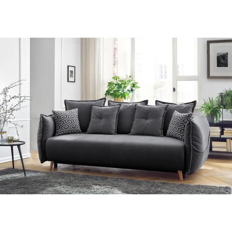 3-Seat Sofa-Bed Puffy - Anthracite Anthracite
