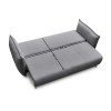 3-Seat Sofa-Bed Puffy - Grey Grey