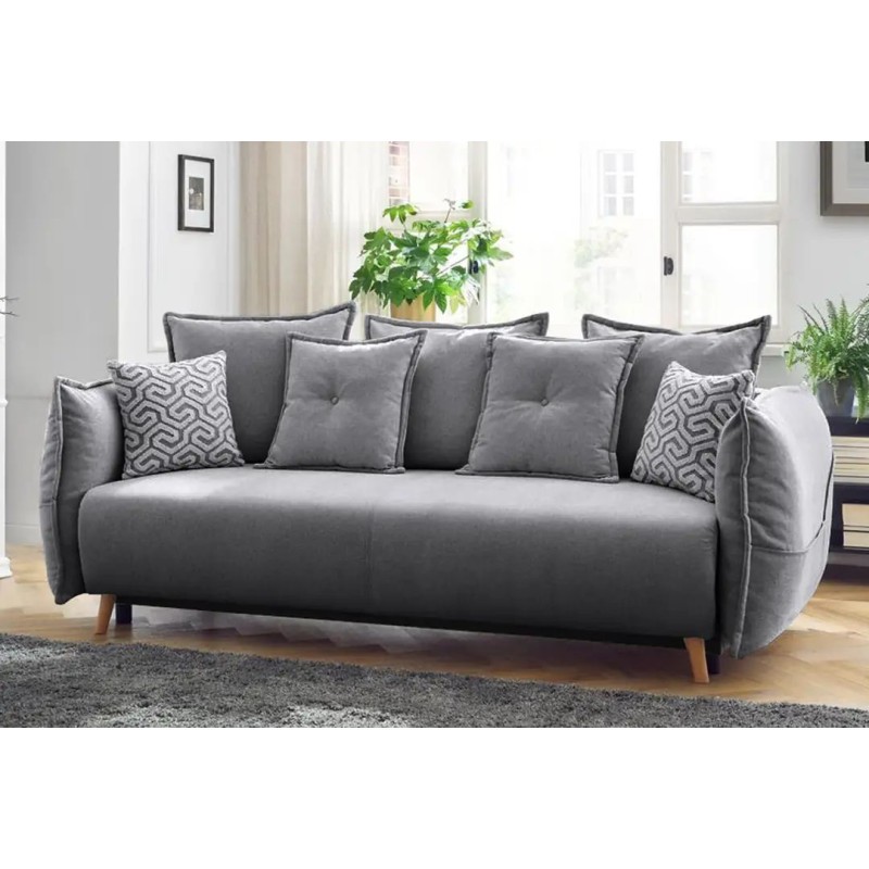 3-Seat Sofa-Bed Puffy - Grey Grey