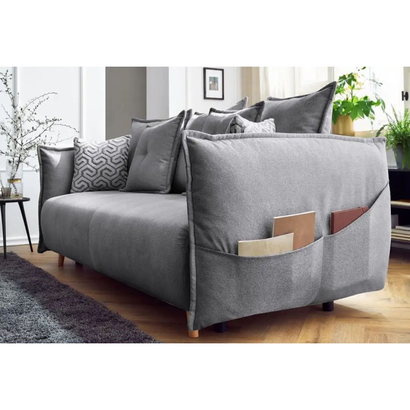 3-Seat Sofa-Bed Puffy - Grey Grey