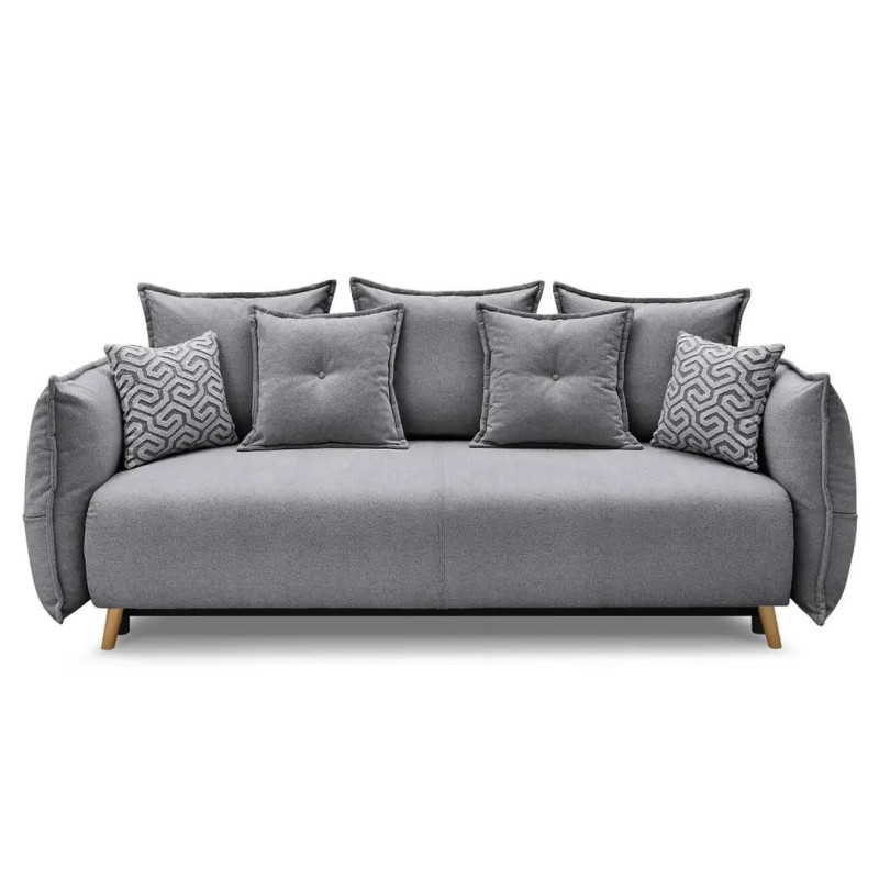 3-Seat Sofa-Bed Puffy - Grey Grey