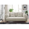 3-Seat Sofa-Bed Puffy - Cream Cream