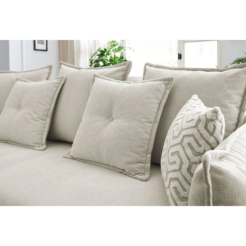 3-Seat Sofa-Bed Puffy - Cream Cream