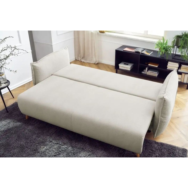 3-Seat Sofa-Bed Puffy - Cream Cream