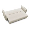 3-Seat Sofa-Bed Puffy - Cream Cream