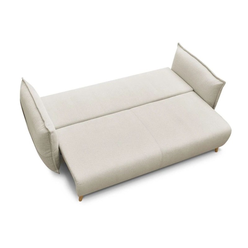 3-Seat Sofa-Bed Puffy - Cream Cream
