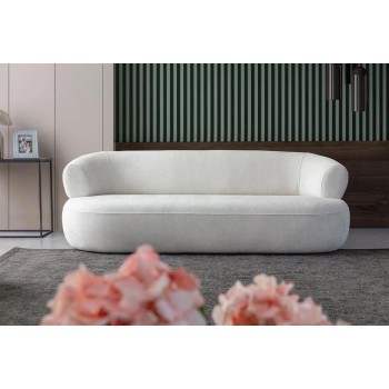 3-Seat Sofa Roma - White White