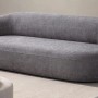 3-Seat Sofa Roma - Dark Grey Dark Grey