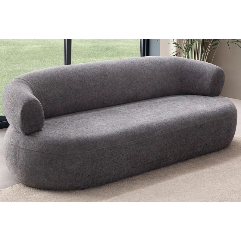 3-Seat Sofa Roma - Dark Grey Dark Grey