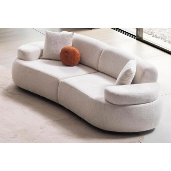3-Seat Sofa Rio - Cream Cream