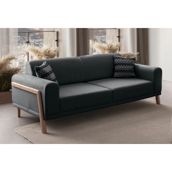 3-Seat Sofa Latte - Anthracite Anthracite
