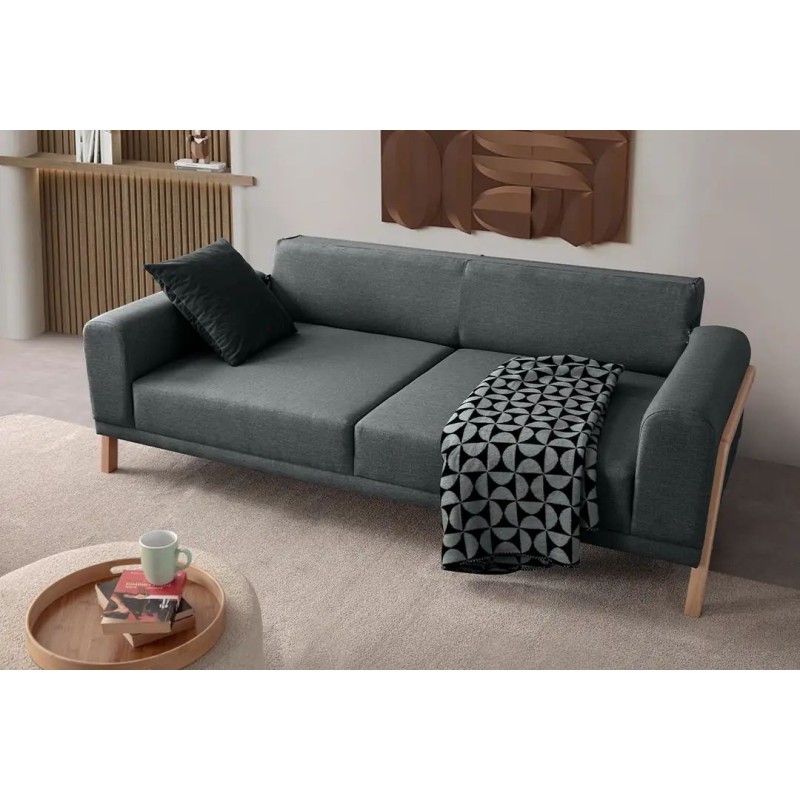 3-Seat Sofa Latte - Anthracite Anthracite