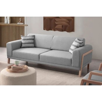 3-Seat Sofa Latte - Grey Grey