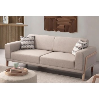 3-Seat Sofa Latte - Cream Cream