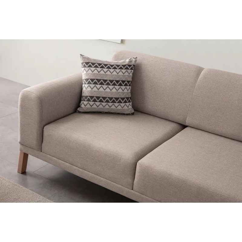 3-Seat Sofa Latte - Cream Cream