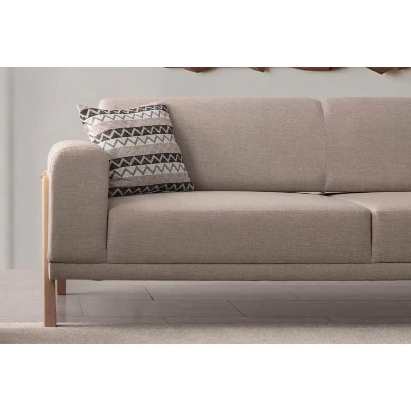 3-Seat Sofa Latte - Cream Cream