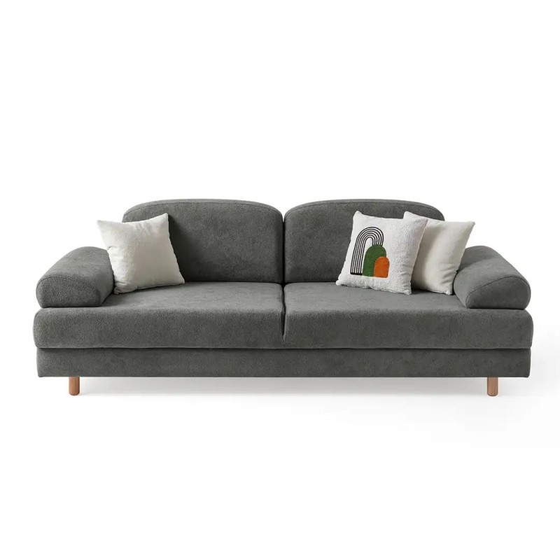 3-Seat Sofa-Bed Aries - Anthracite Anthracite