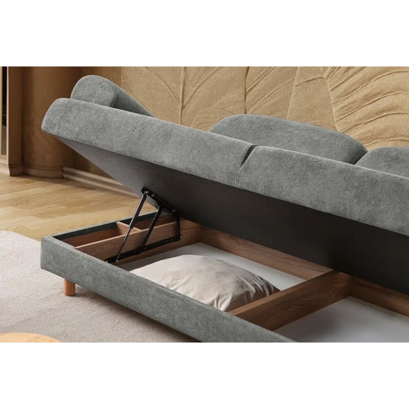 3-Seat Sofa-Bed Aries - Anthracite Anthracite