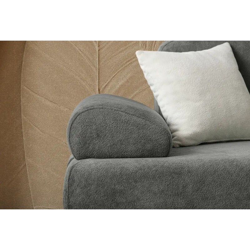 3-Seat Sofa-Bed Aries - Anthracite Anthracite