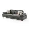 3-Seat Sofa-Bed Aries - Anthracite Anthracite