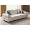 3-Seat Sofa-Bed Aries - White White