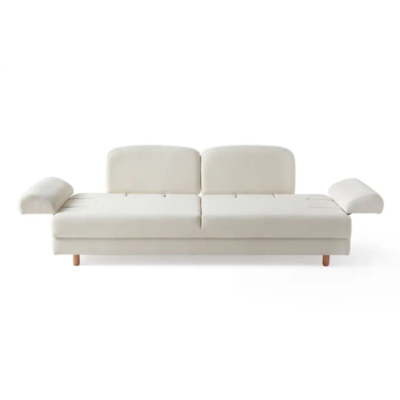 3-Seat Sofa-Bed Aries - White White