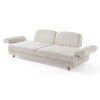 3-Seat Sofa-Bed Aries - White White