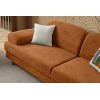3-Seat Sofa-Bed Aries - Tile Red Tile Red