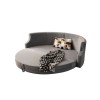 3-Seat Sofa-Bed Letto - Anthracite Anthracite