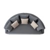 3-Seat Sofa-Bed Letto - Anthracite Anthracite